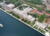 Aerial view of the Dolmabahce Palace