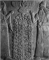Levensboom van de Assyrirs met daarboven Marduk