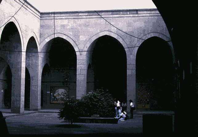 Kayseri Gevher Nesibe Hatun Hospital (1205);  Courtyard of the Giyaseddin Keyhusrevs Medical Madrasa.  Ali U. Peker