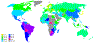 Gini Coefficient World Human Development Report 2007-2008: The Gini coefficient is a measure of statistical dispersion most prominently used as a measure of inequality of income distribution or inequality of wealth distribution. It is defined as a ratio with values between 0 and 1: the numerator is the area between the Lorenz curve of the distribution and the uniform distribution line; the denominator is the area under the uniform distribution line. Thus, a low Gini coefficient indicates more equal income or wealth distribution, while a high Gini coefficient indicates more unequal distribution. 0 corresponds to perfect equality (everyone having exactly the same income) and 1 corresponds to perfect inequality (where one person has all the income, while everyone else has zero income). The Gini coefficient requires that no one have a negative net income or wealth.