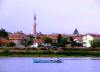 Beyşehir city seen from Lake Beyşehir