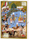 A miniature depicting Suleiman the Magnificent marching with army in Nakhchivan, summer 1554