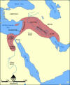 This map shows the extent of the Fertile Crescent.The Fertile Crescent is a crescent-shaped region in the Middle East incorporating the Levant, Ancient Mesopotamia, and Ancient Egypt, known as the "Cradle of Civilization." The term "Fertile Crescent" was coined by University of Chicago archaeologist James Henry Breasted.