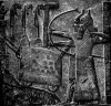 Relief van het Assyrische leger dat een stad belegerd (Ninive).